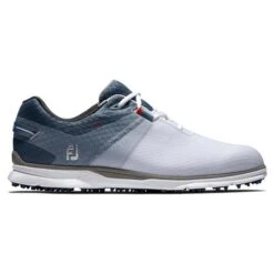 FootJoy Gents Pro SL Sport Golf Shoes White - Blue Fog - Navy