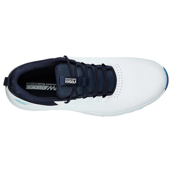 Skechers Gents Elite 4 White - Navy - Image 5