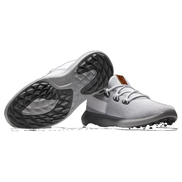 FootJoy Gents Flex Coastal Medium Fit Shoe White - Grey - Image 3
