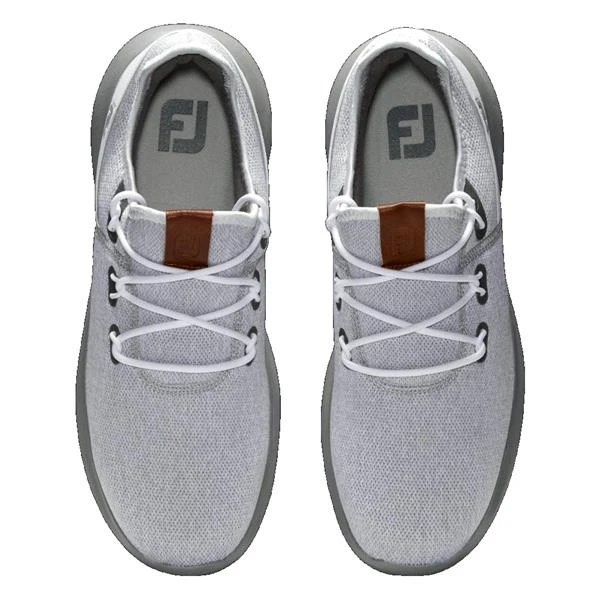 FootJoy Gents Flex Coastal Medium Fit Shoe White - Grey - Image 4