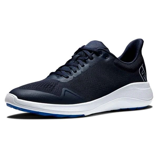 FootJoy Gents FJ Flex Shoes Navy - White - Image 5