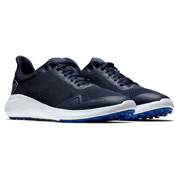 FootJoy Gents FJ Flex Shoes Navy - White - Image 6