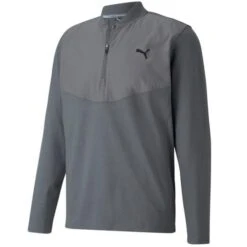 Puma Gents Cloudspun ¼ Zip Top Quiet Shade