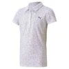 Puma Girls Polka Dot Polo Shirt Bright White