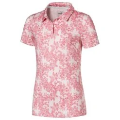 Puma Junior - Girls Floral Polo Shirt Youths Rosewater