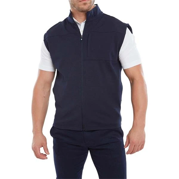 FootJoy Gents Ottoman Knit Vest Navy - Image 3