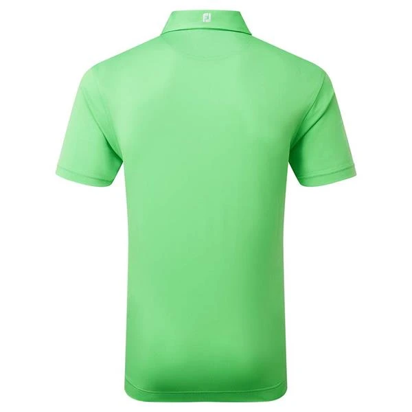 FootJoy Gents Stretch Pique Solid Polo Shirt Green - Image 2