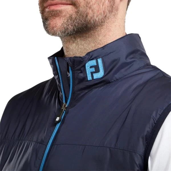 FootJoy Gents Lightweight Thermal Vest Navy - Lagoon - Image 3