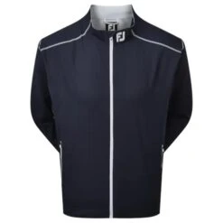 FootJoy Gents Full Zip Windshirt Navy - White
