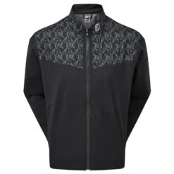 FootJoy Gents HydroLite Waterproof Jacket Black - Marble Print