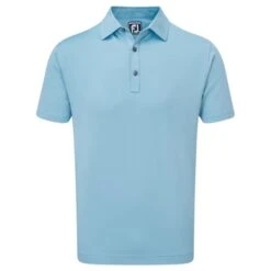 FootJoy Gents Slub Yarn Solid Shirt Blue
