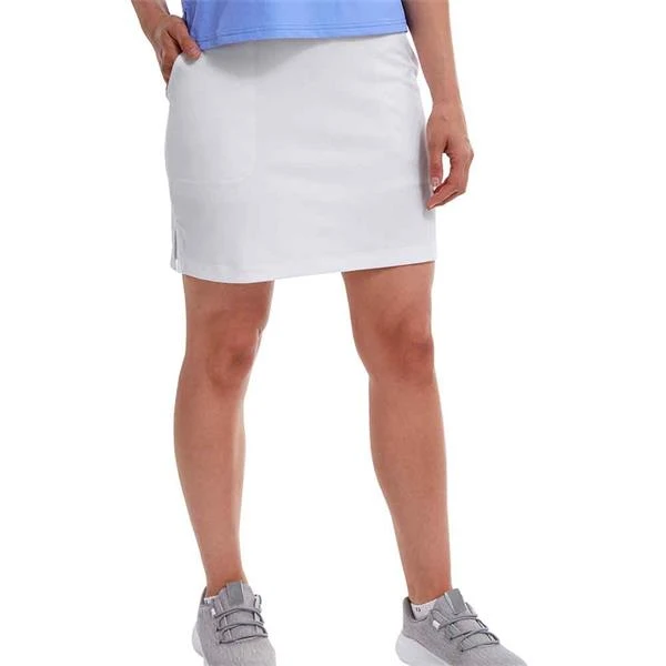 FootJoy Ladies Interlock Skort White - Image 4