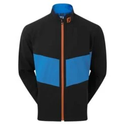 FootJoy Gents HydroLite Waterproof Jacket Black - Sapphire - Orange