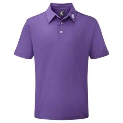 FootJoy Gents Solid Pique Shirt Purple