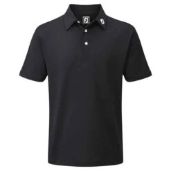 FootJoy Gents Solid Pique Shirt Black