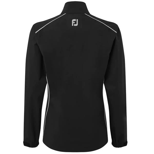 FootJoy Ladies HLV2 Rain Jacket Black - Silver - Image 2