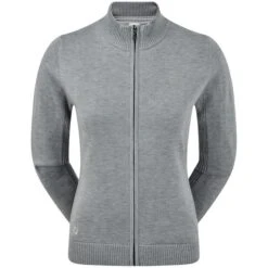 FootJoy Ladies Lined Wool Blend Pullover Grey