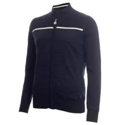 Ladies Greta Ottoman Wind Cardigan Navy