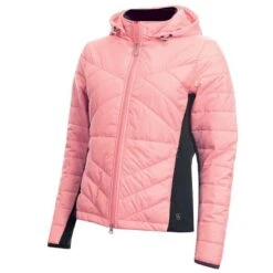 Ladies Karina Padded Jacket Geranium Black