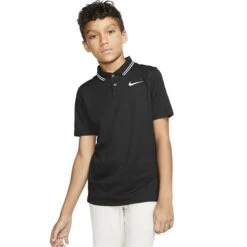 Nike Junior - Boys Dri-Fit Victory Polo Shirt Black (010)