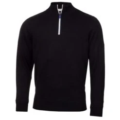 Gents Tipped Lined Sweater Navy Blue