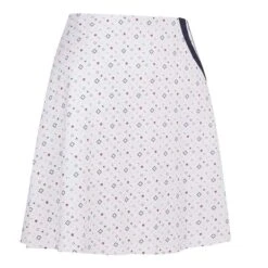 Callaway Ladies Allover Geometric Strawberry Skort White (123)