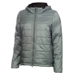 Ladies Rio Padded Hooded Jacket Sage