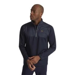 Gents Ramond Hybrid ¼ Zip Midlayer Navy