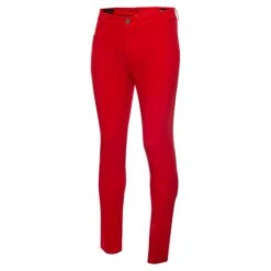 Gents 4-Way Slim Fit Stretch Trousers Power Red