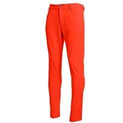 Gents 4 Way Slim Fit Stretch Trousers Fiery Red