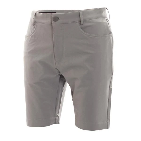 Gents Genius 4-Way Slim Fit Stretch Shorts Silver