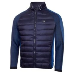 Gents Dynamo Tech Knit Jacket Navy Ocean