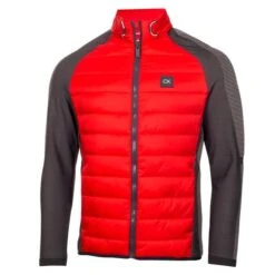 Gents Dynamo Tech Knit Jacket Urban Cardinal Red