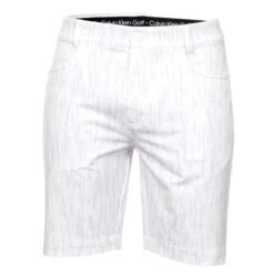 Gents Genius 4-Way Stretch Shorts White Brush