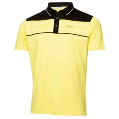 Gents Blackwater Polo Shirt Acid Yellow