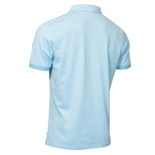 Gents Concord Polo Shirt Boy Blue Marl - Image 2