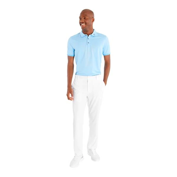 Gents Concord Polo Shirt Boy Blue Marl - Image 5