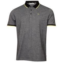 Gents Sudbury Polo Shirt Black Marl