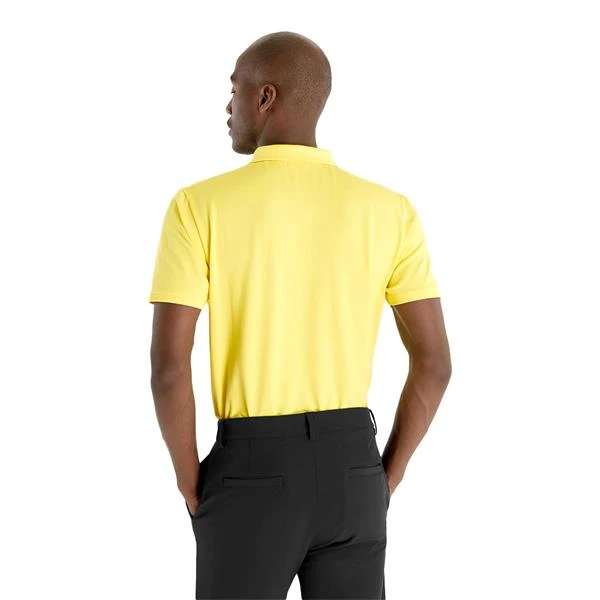 Gents Parker Polo Shirt Acid Yellow - Image 4
