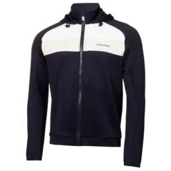 Gents Fracture Hooded Full Zip Navy