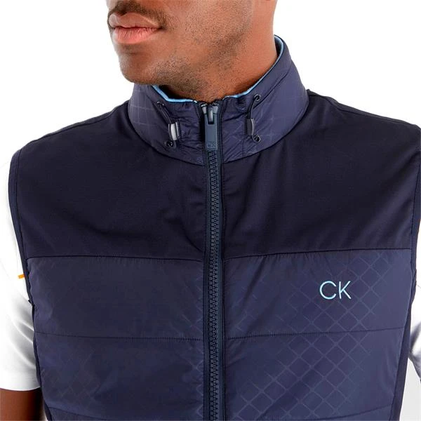 Gents Malden Hybrid Gilet Navy - Image 6