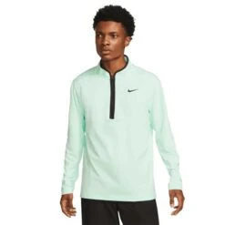 Nike Gents Dri-FIT Victory Heather ½ Zip Top Mint Foam (379)