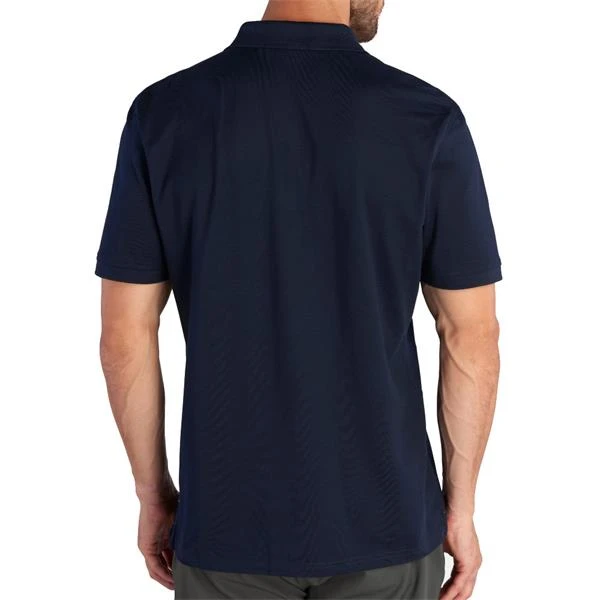 DKNY Gents Bronx Pique Polo Shirt Navy - Silver - Image 4