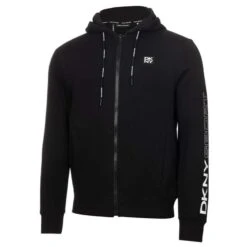 DKNY Gents South Street Full Zip Hoodie Black