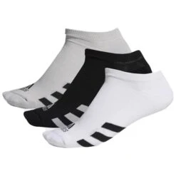 ADIDAS Gents 3-Pack No-Show Socks Black - Grey Two - White
