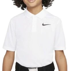 Nike Junior - Boys Dri-FIT Victory Solid Polo White (100)