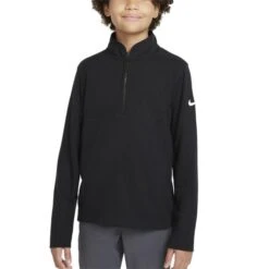 Nike Boys Dri-FIT Victory 1/2 Zip Top Black (010)