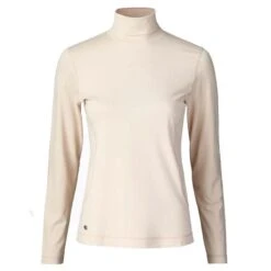Daily Sports Ladies Agnes Long Sleeve Roll Neck Beige