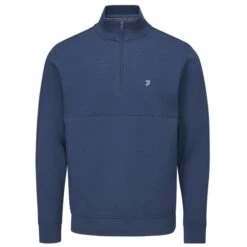 Farah Gents Conley ¼ Zip Top Regatta Blue
