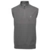 Farah Gents Clint ¼ Zip Gilet Dark Shadow